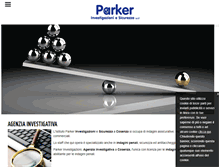 Tablet Screenshot of parkerinvestigazioni.com
